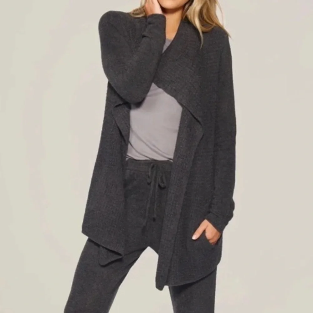Barefoot Dreams Black Cardigan Medium